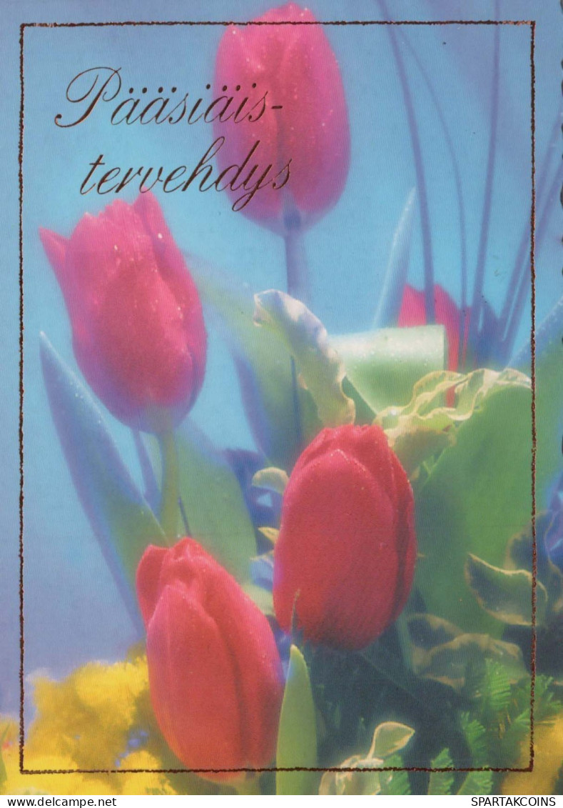FLOWERS Vintage Ansichtskarte Postkarte CPSM #PAR067.A - Flowers