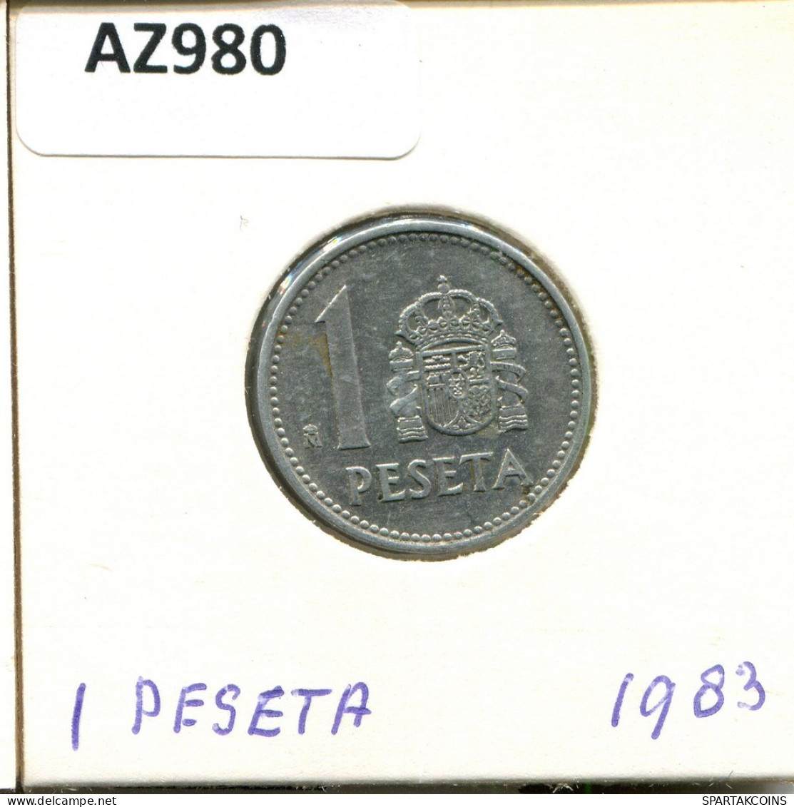 1 PESETA 1983 ESPAGNE SPAIN Pièce #AZ980.F.A - 1 Peseta