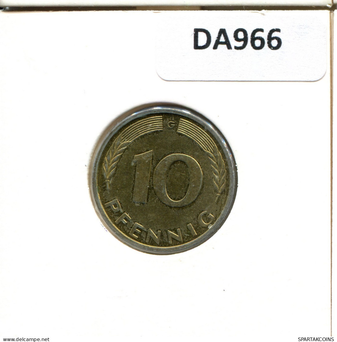 10 PFENNIG 1993 G BRD DEUTSCHLAND Münze GERMANY #DA966.D.A - 10 Pfennig