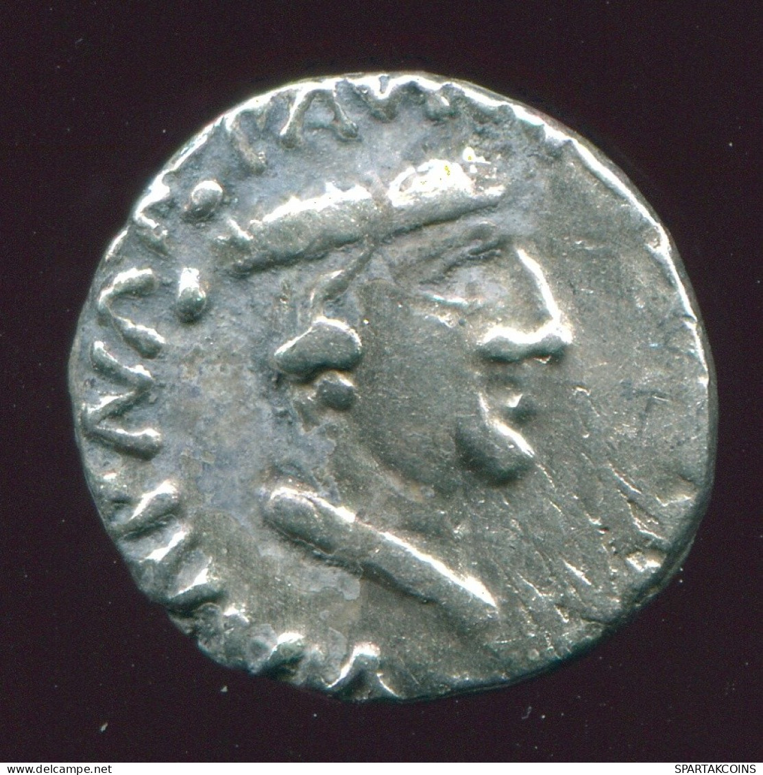 INDO-SKYTHIANS KSHATRAPAS King NAHAPANA AR Drachm 2.1g/15mm #GRK1580.33.U.A - Griechische Münzen