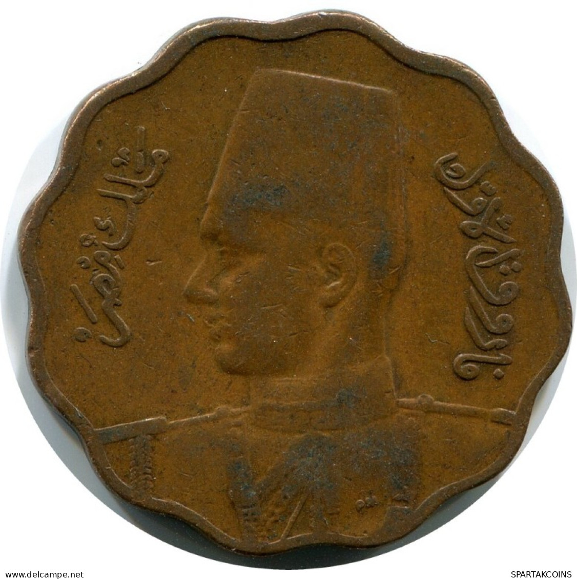 10 MILLIEMES 1943 ÄGYPTEN EGYPT Islamisch Münze #AK028.D.A - Egipto