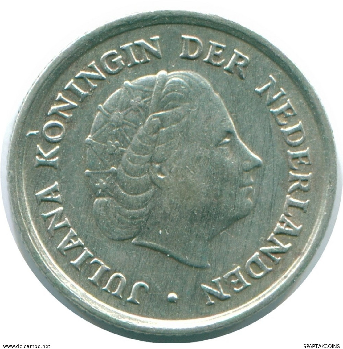 1/10 GULDEN 1966 ANTILLAS NEERLANDESAS PLATA Colonial Moneda #NL12732.3.E.A - Niederländische Antillen