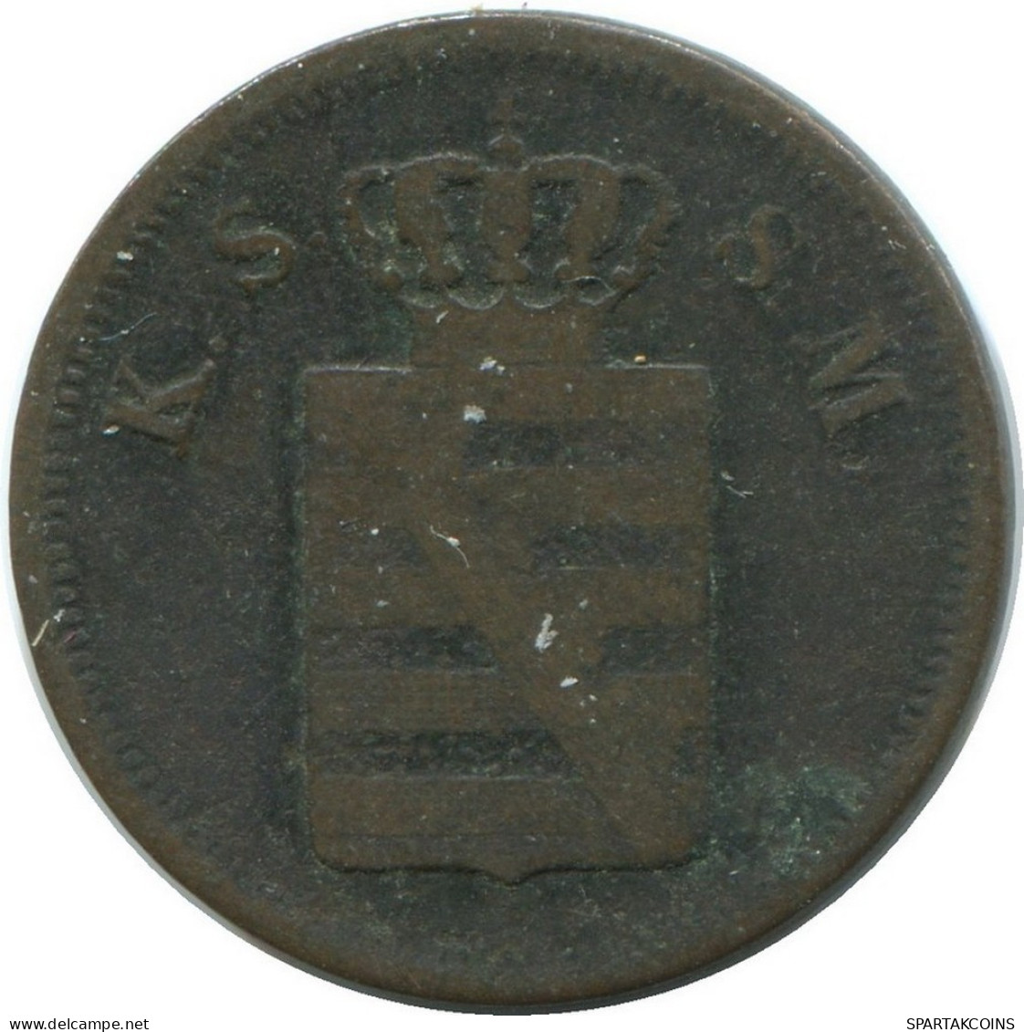 SAXONY 2 PFENNIG 1841 G Dresden Mint German States #DE10648.16.U.A - Otros & Sin Clasificación