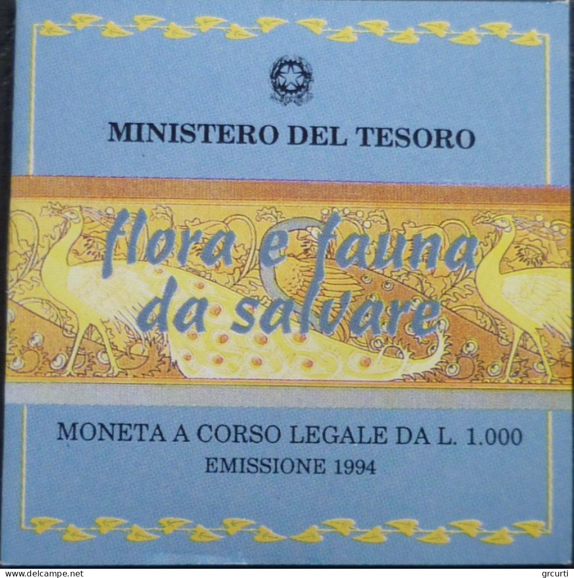 Italia - 1000 Lire 1992 - Flora E Fauna - 4° Emissione - 1 000 Lire