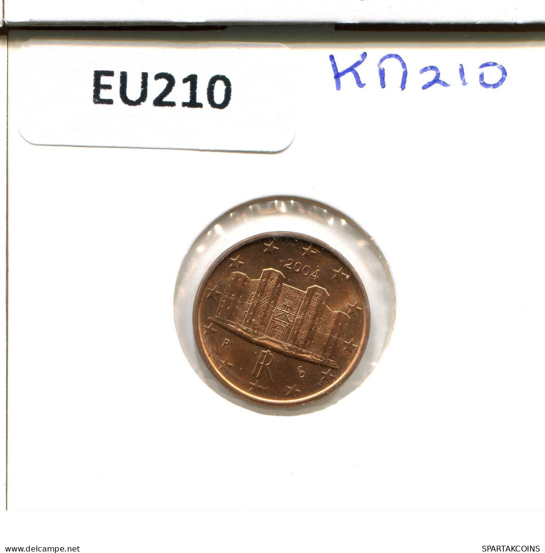 1 EURO CENT 2004 ITALIEN ITALY Münze #EU210.D.A - Italia