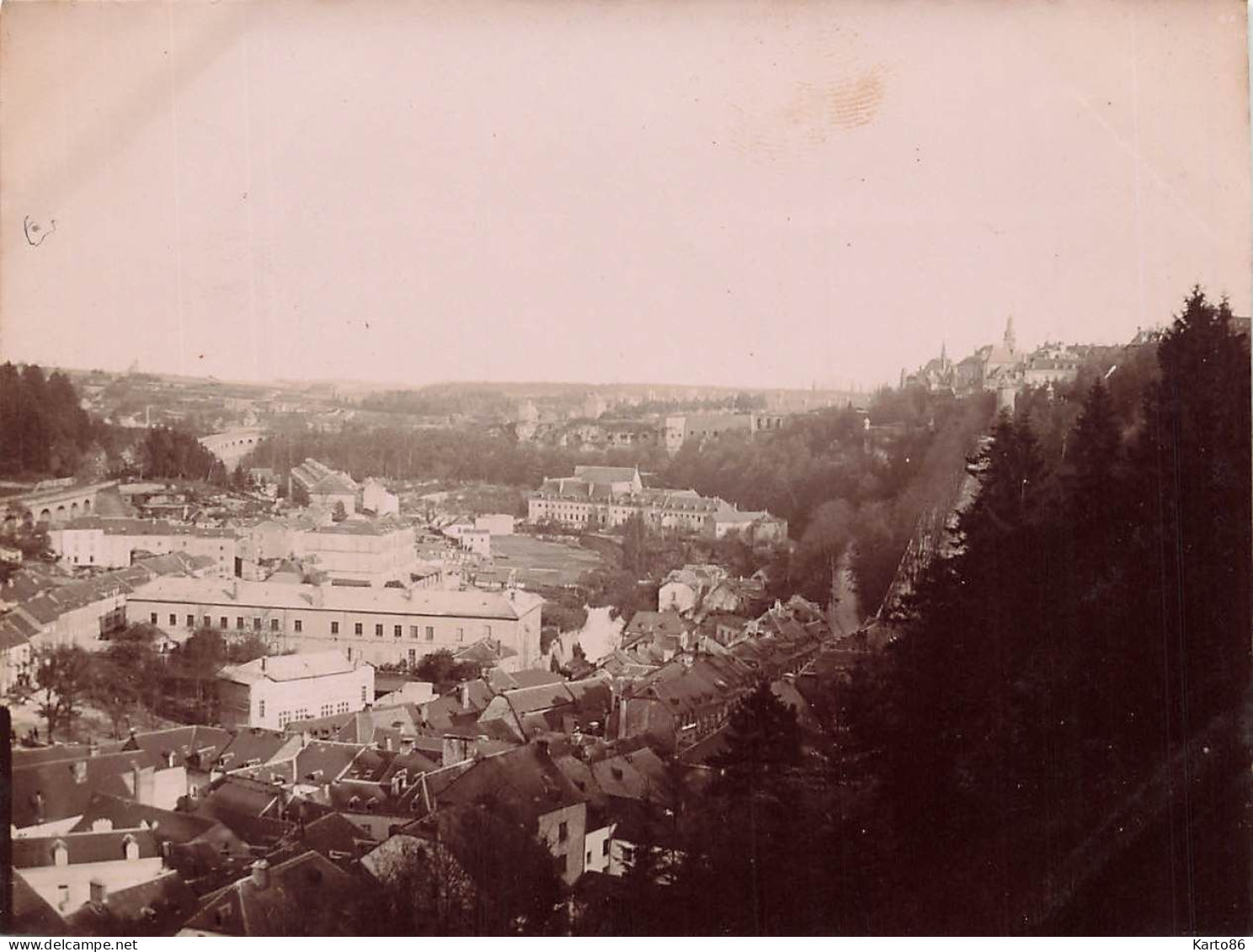 Luxembourg * Photo Ancienne 11x8cm - Luxemburg - Stad