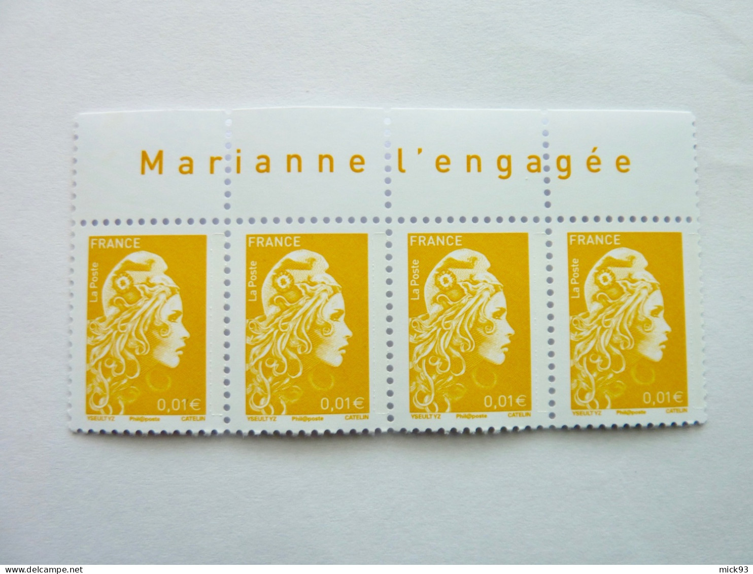 France , Marianne De L'engagée 1c Phil@poste Haut De Feuille Avec Titre #5248 - 2018-2023 Marianne L'Engagée