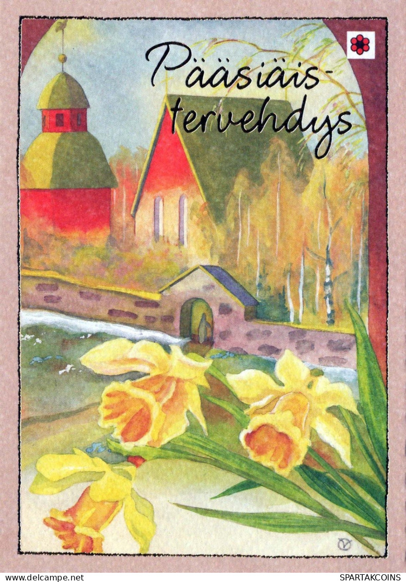 FLOWERS Vintage Postcard CPSM #PBZ124.A - Flowers