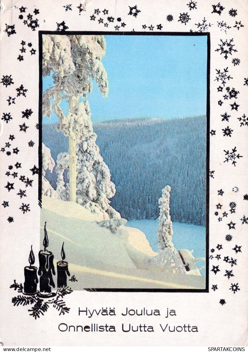 Bonne Année Noël Vintage Carte Postale CPSM #PBN073.A - Neujahr