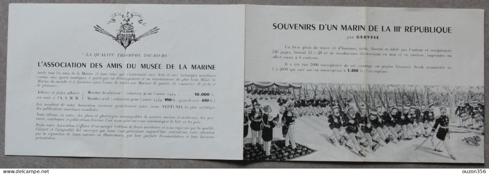 Publicité Livres Sur La Mer Et Les Marins, 1949 - Publicités