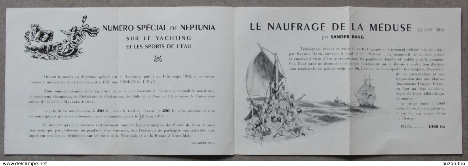 Publicité Livres Sur La Mer Et Les Marins, 1949 - Publicités