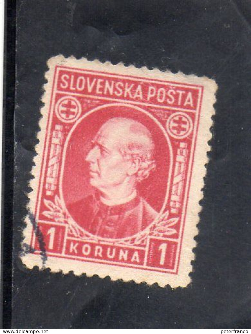 1939 Slovacchia - Andrej Hlinka II - Usados