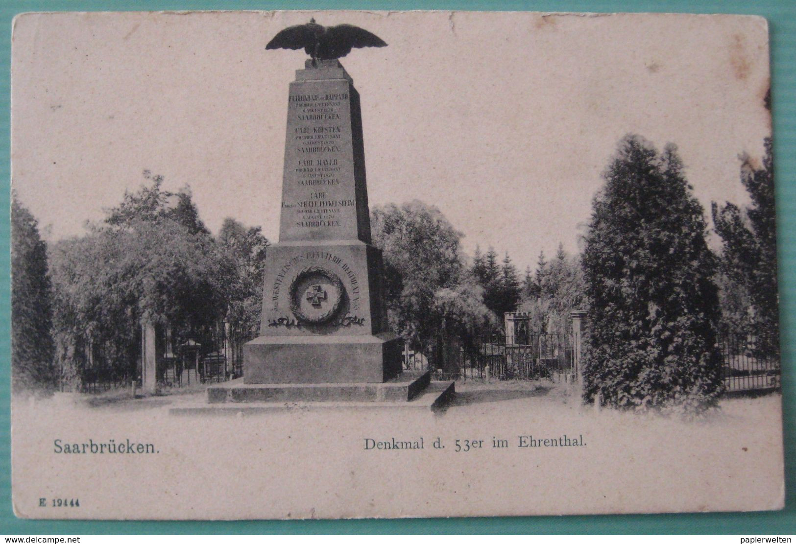 Saarbrücken Ehrenthal - (Gefallenen)Denkmal Der 53er - Saarbruecken