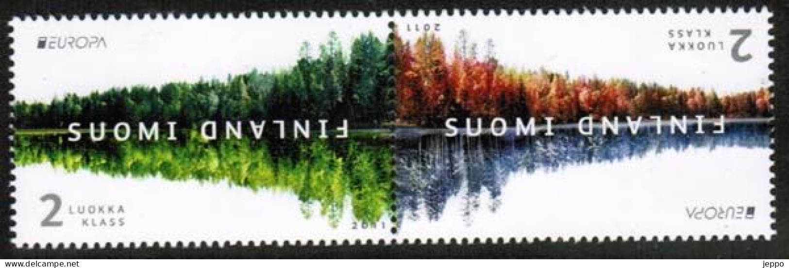 2011 Finland, Europa Cept Forrest Mnh Pair. - Nuovi