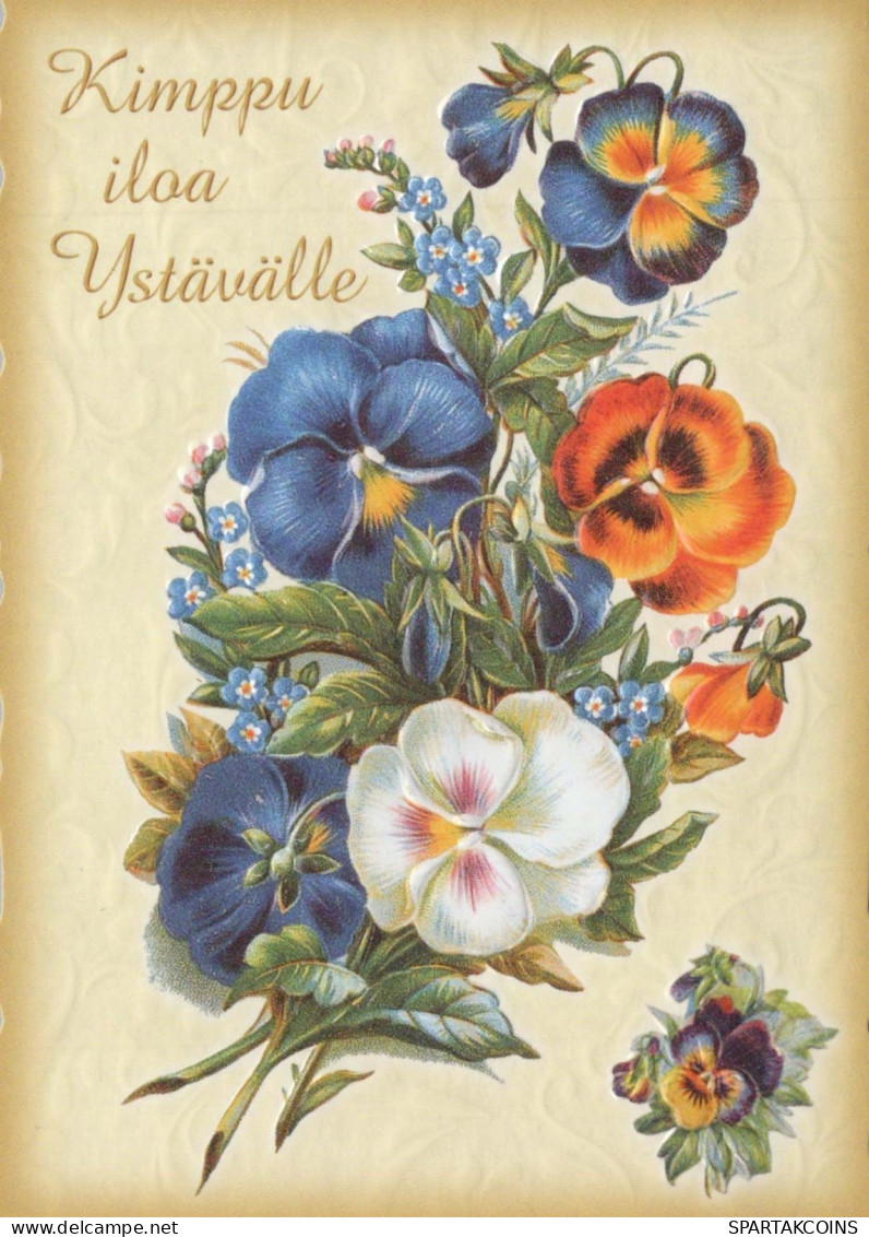 FLORES Vintage Tarjeta Postal CPSM #PBZ895.A - Flowers