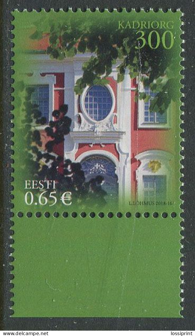 Estonia:Unused Stamp Kadriorg, Tallinn, 2018, MNH - Estonia