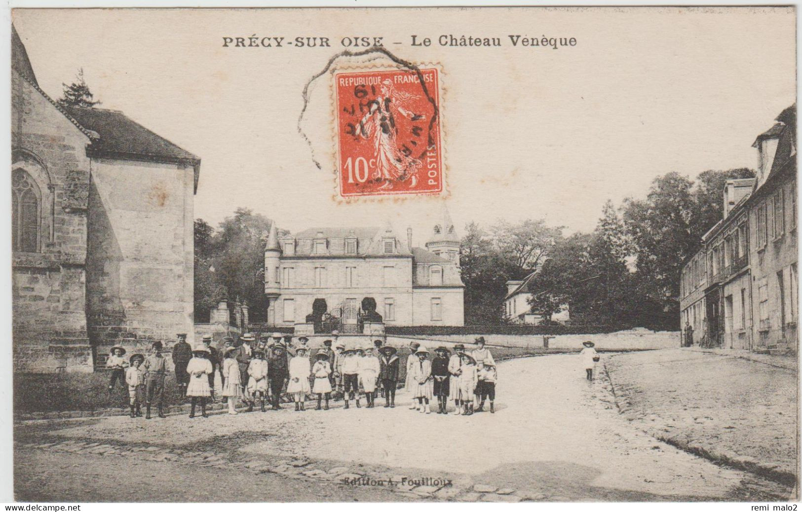 CARTE POSTALE   PRECY SUR OISE 60  Le Château Venèque - Précy-sur-Oise