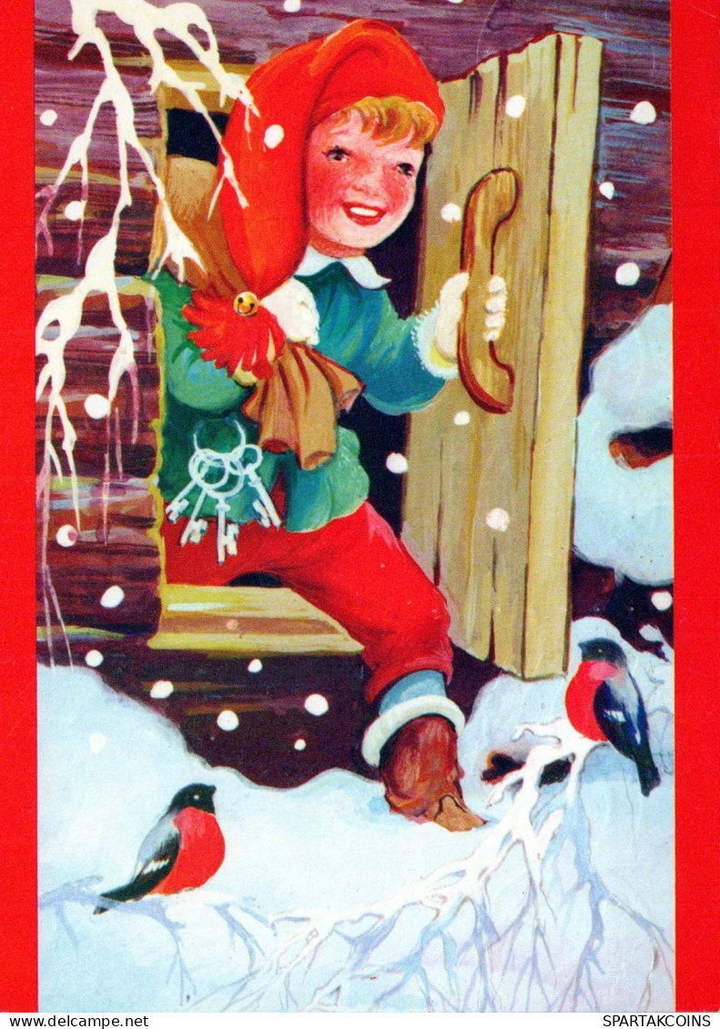 Neujahr Weihnachten KINDER Vintage Ansichtskarte Postkarte CPSM #PAW762.A - New Year