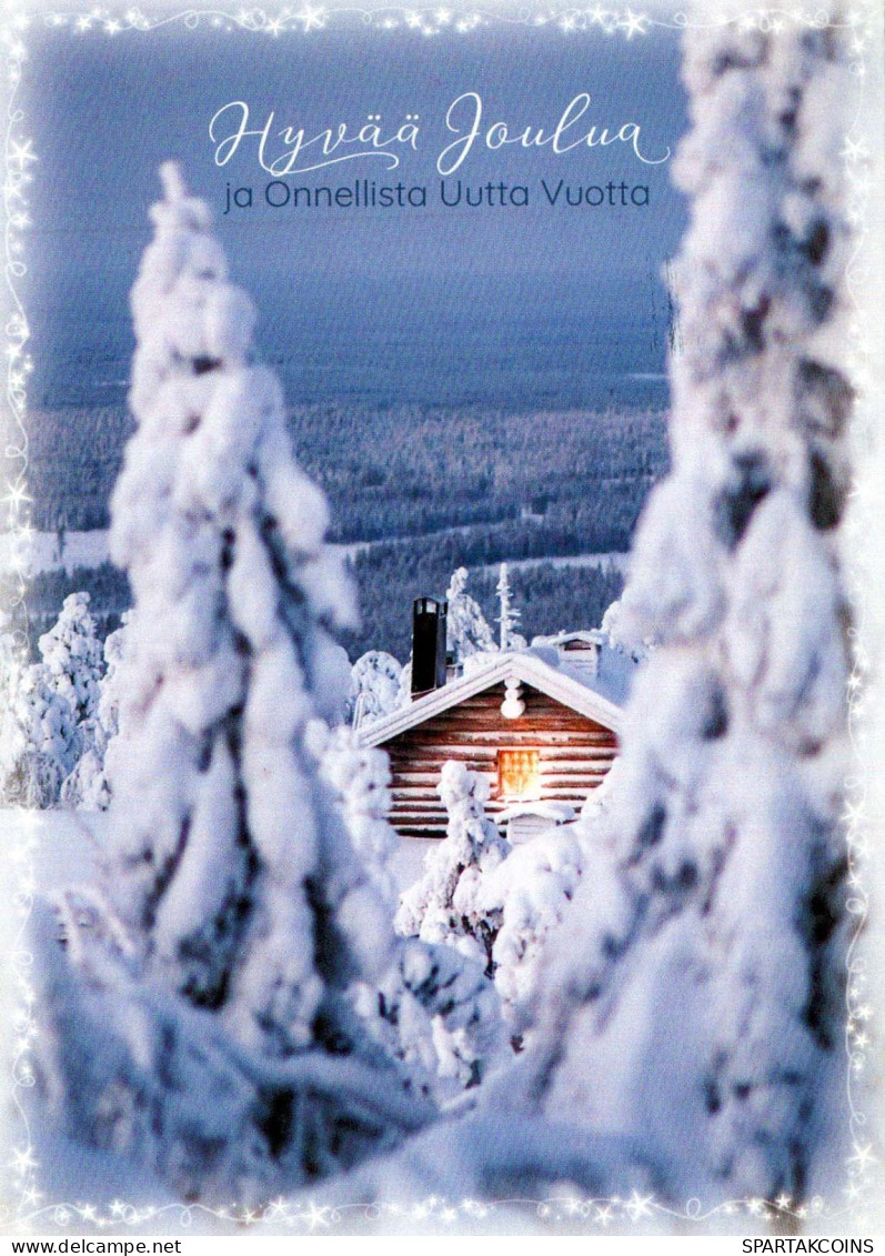 Feliz Año Navidad Vintage Tarjeta Postal CPSM #PAW634.A - New Year