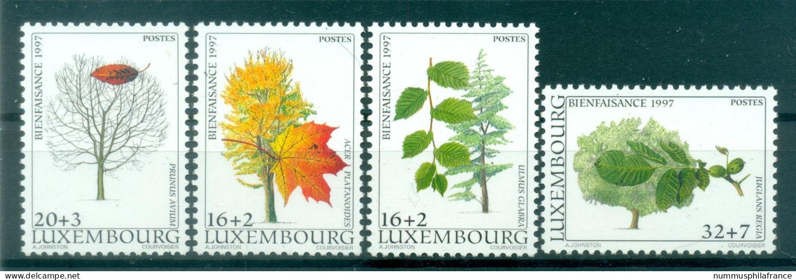Luxembourg 1997 - Y & T N. 1381/84 - Flore (Michel N. 1431/34) - Nuovi
