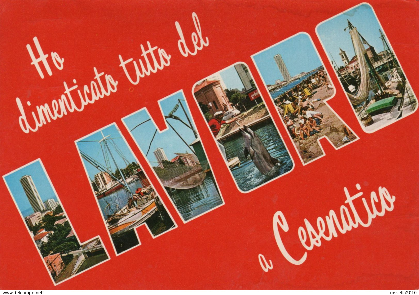 CARTOLINA 1978 ITALIA FORLì CESENATICO SALUTI VEDUTINE Italy Postcard ITALIEN Ansichtskarten - Greetings From...