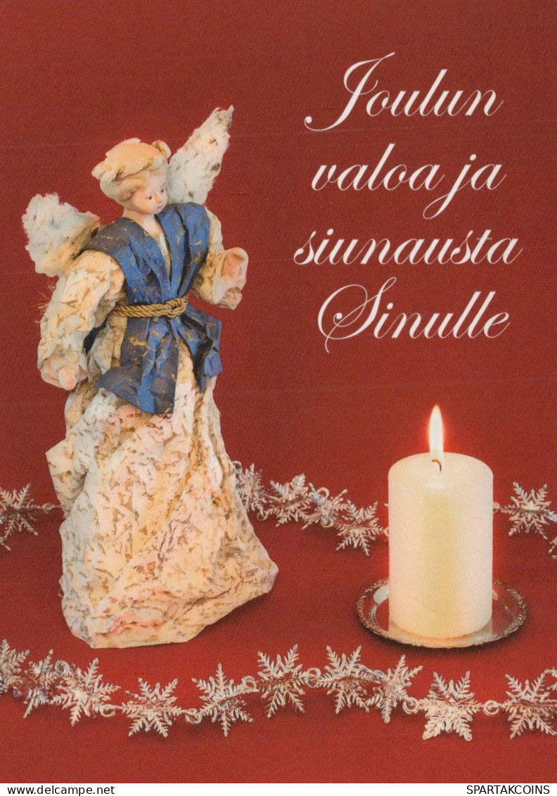 ÁNGEL Navidad Vintage Tarjeta Postal CPSM #PBP578.A - Angels