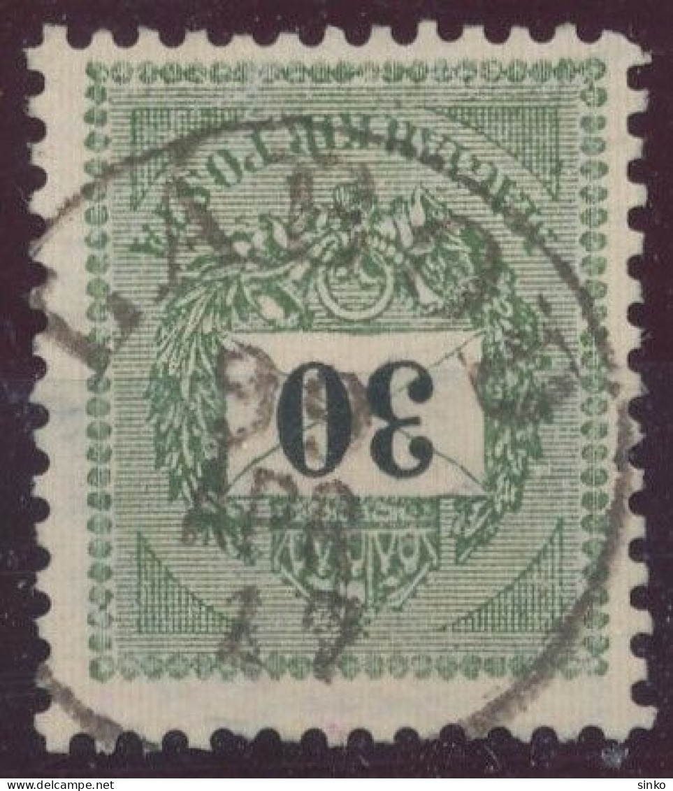 1898. Black Number Krajcar 30kr Stamp, LABOD - ...-1867 Prephilately