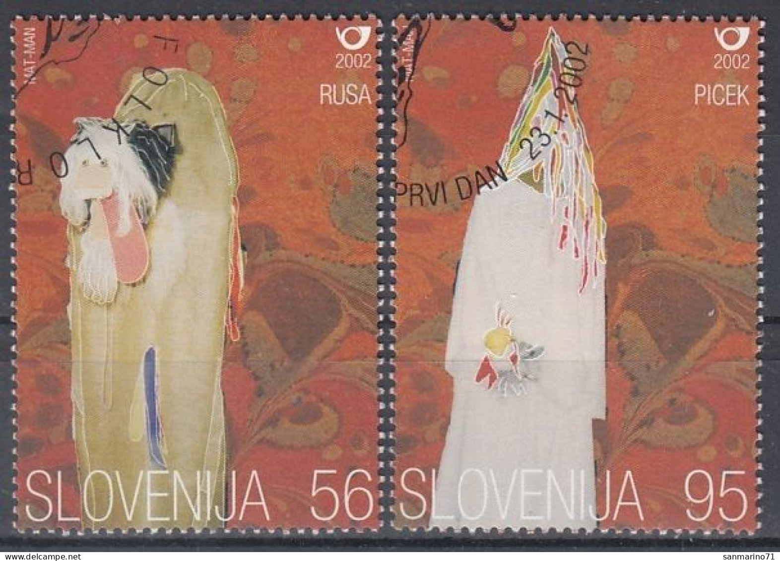 SLOVENIA 378-379,used,hinged - Slovenia