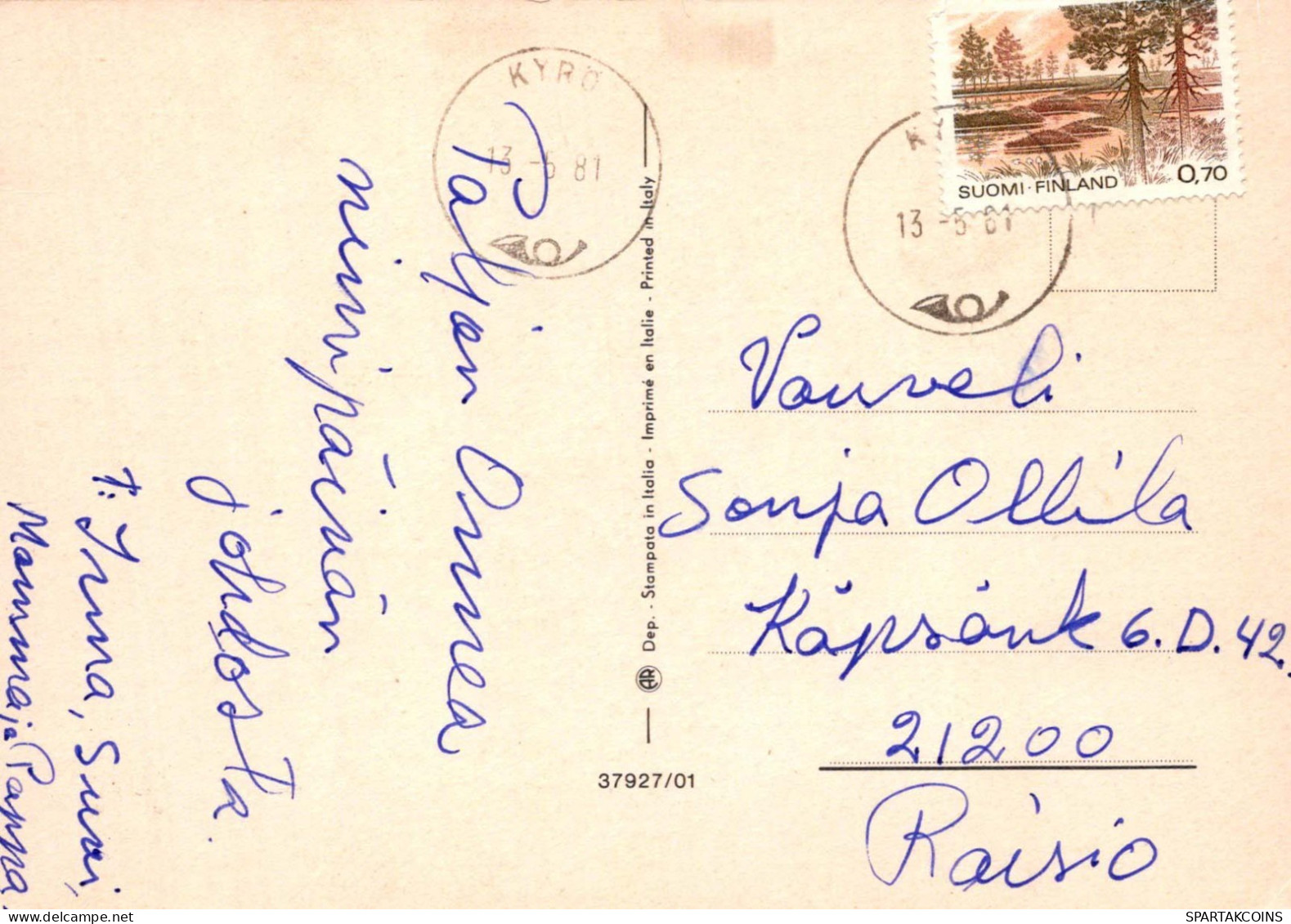 NIÑOS Retrato Vintage Tarjeta Postal CPSM #PBU998.A - Portraits