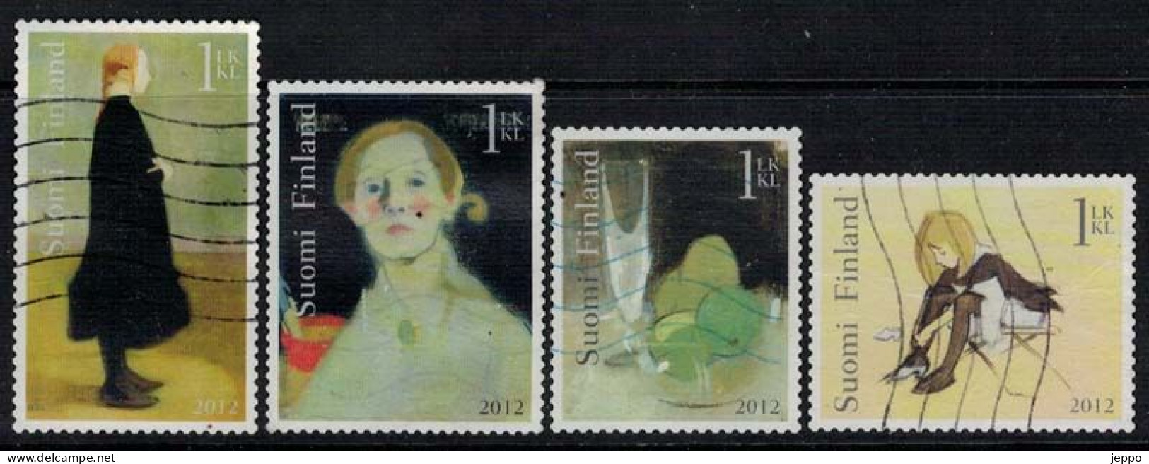 2012 Finland, Schjerfbeck Painter, Complete Set Used. - Gebraucht