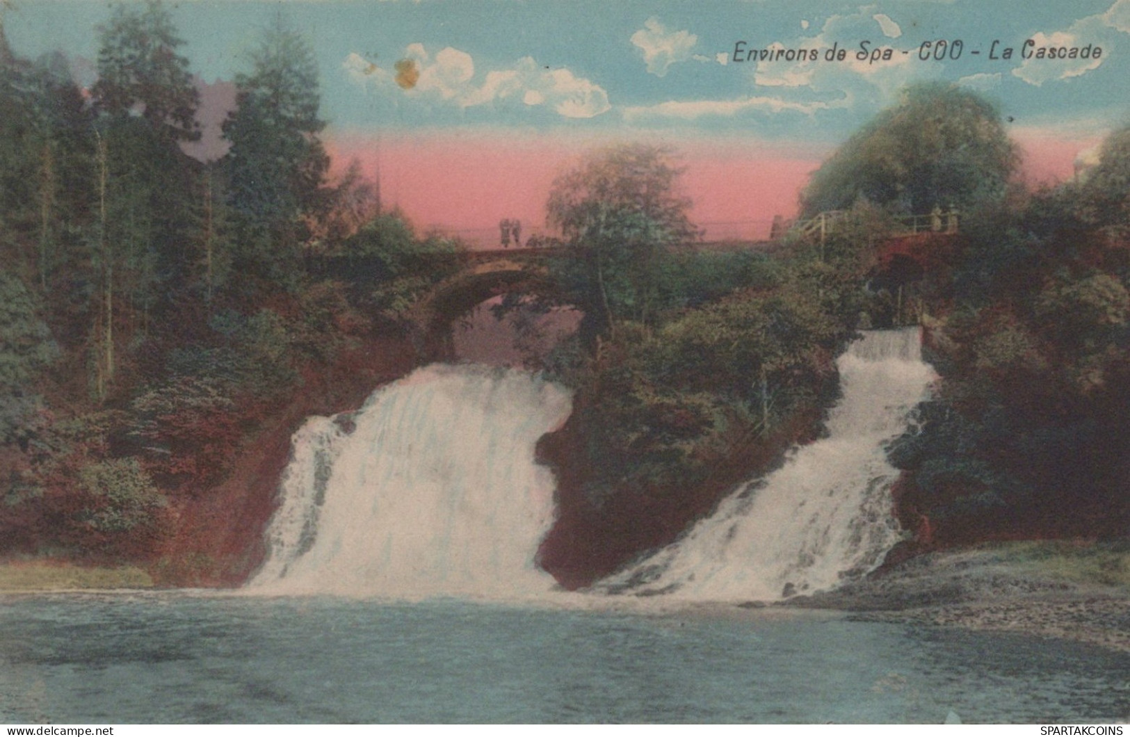BELGIUM COO WATERFALL Province Of Liège Postcard CPA #PAD171.A - Stavelot