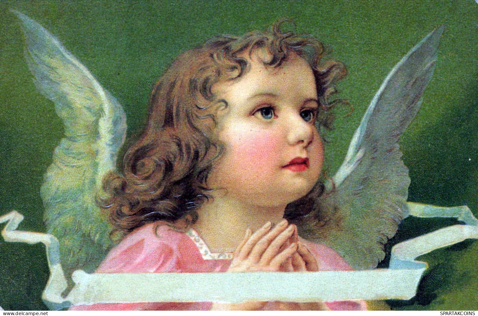ANGELO Vintage Cartolina CPSMPF #PKG996.A - Engel