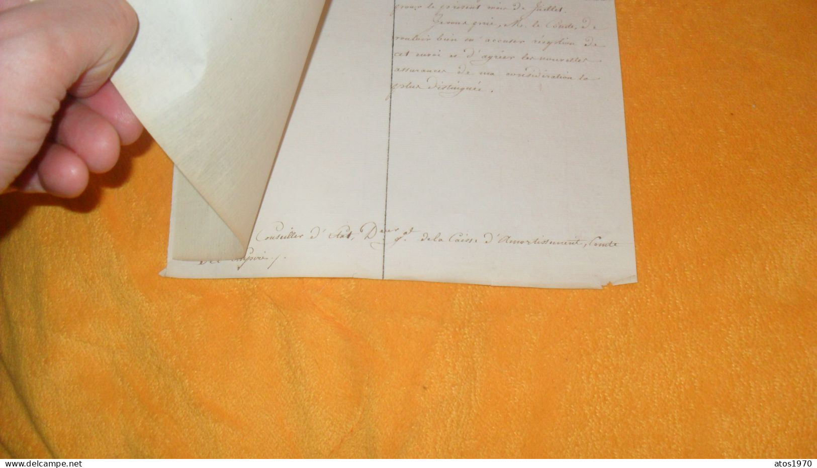 LOT 3 DOCUMENTS ANCIENS DE 1810 ET 1812../ MINISTERE DE LA JUSTICE. DIVISION..A ETUDIER ATTRIBUTION D'UNE PENSION ?.. - Documentos Históricos