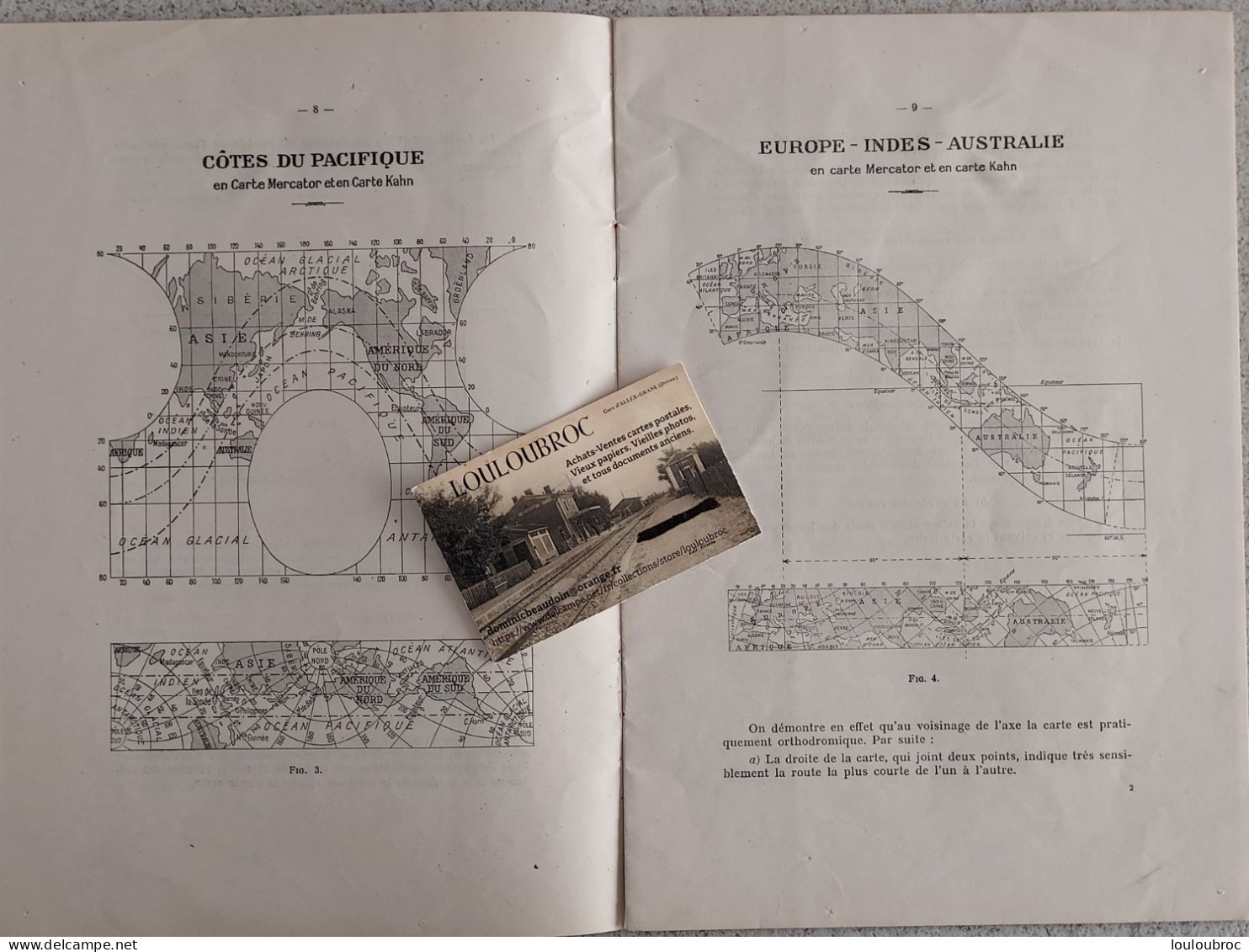 ITINERAIRES TRANSCONTINENTAUX ORTHODROMIQUES  CONFORMES LOUIS KAHN 1934 LIVRET DE 28 PAGES BLONDEL LA ROUGERY - Flugzeuge