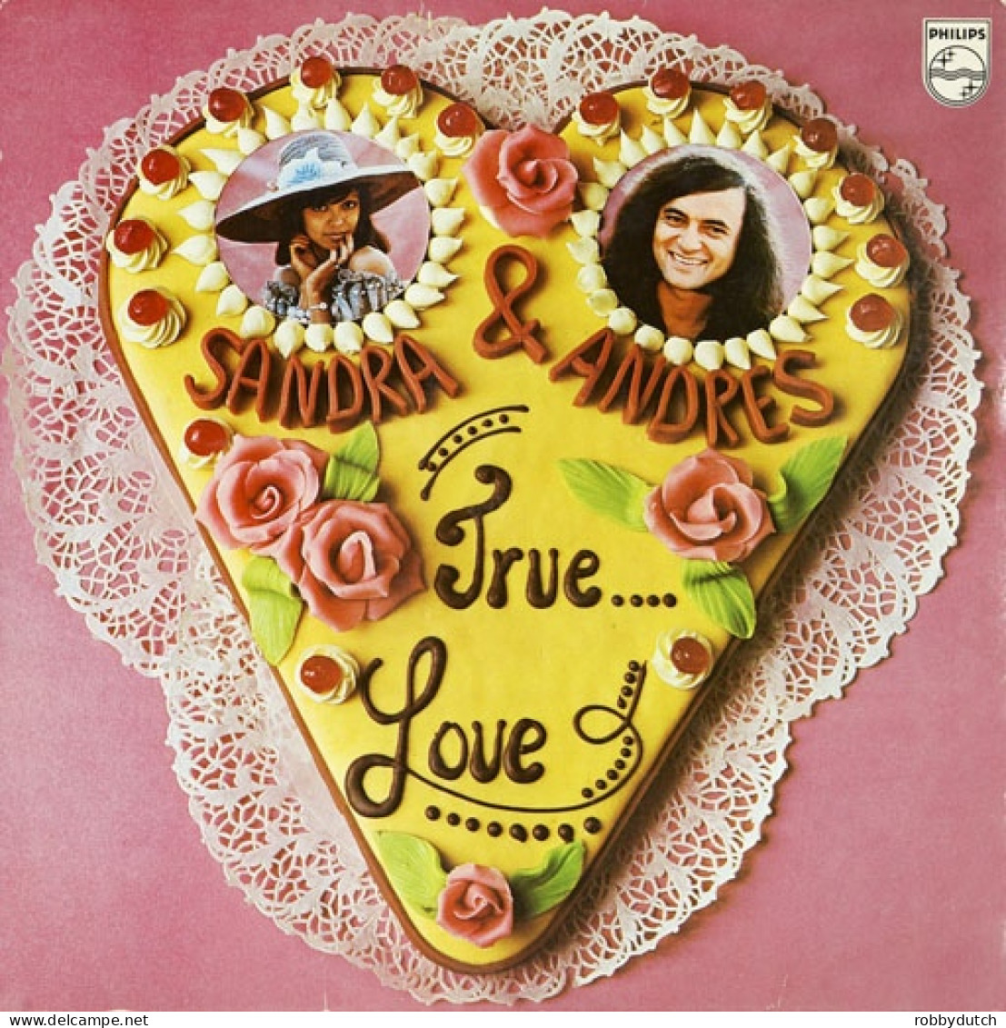 * LP *  SANDRA + ANDRES - TRUE LOVE (Holland 1973 EX-) - Disco & Pop