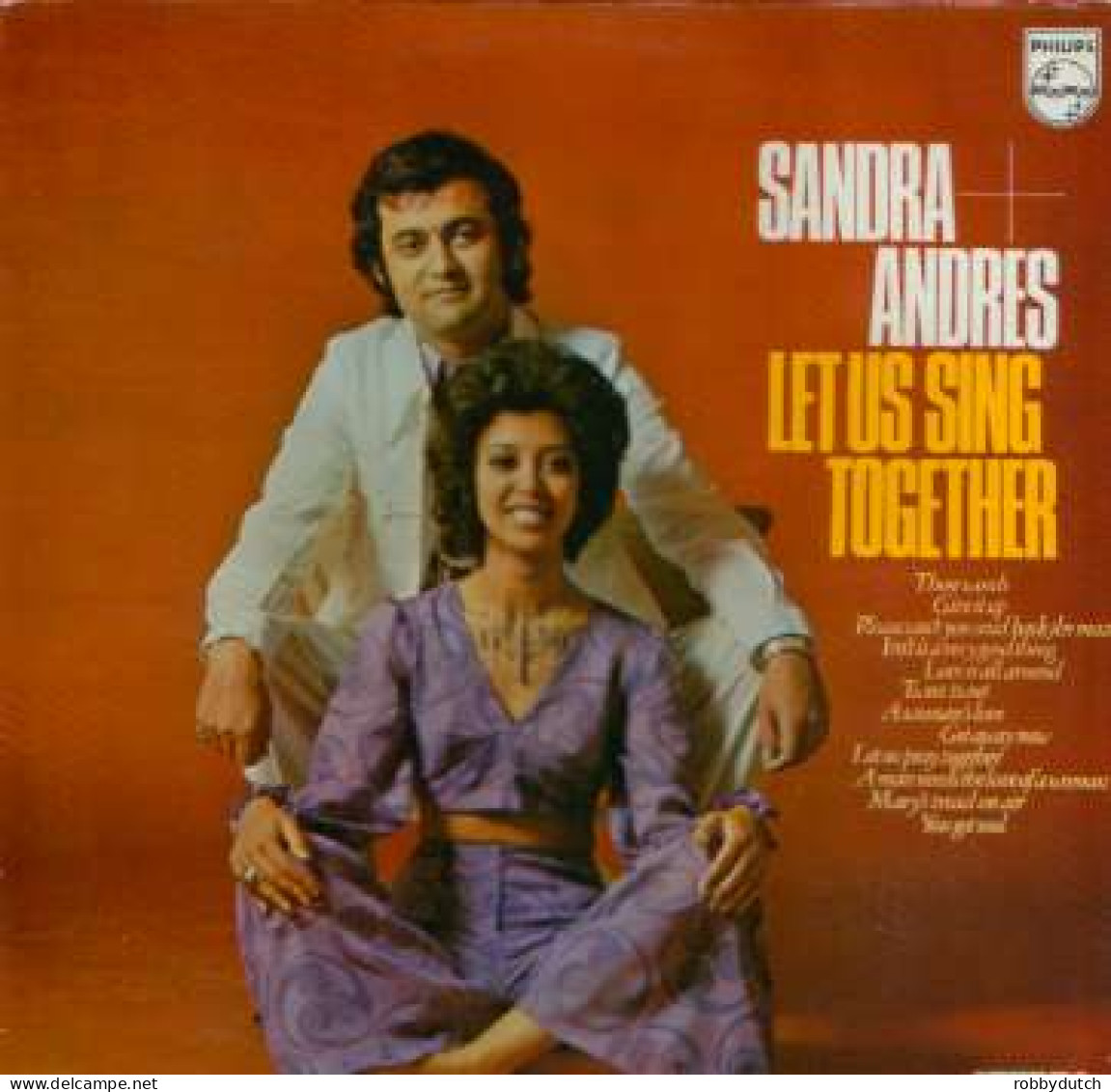 * LP *  SANDRA + ANDRES - LET US SING TOGETHER (Holland 1971 EX-) - Disco & Pop