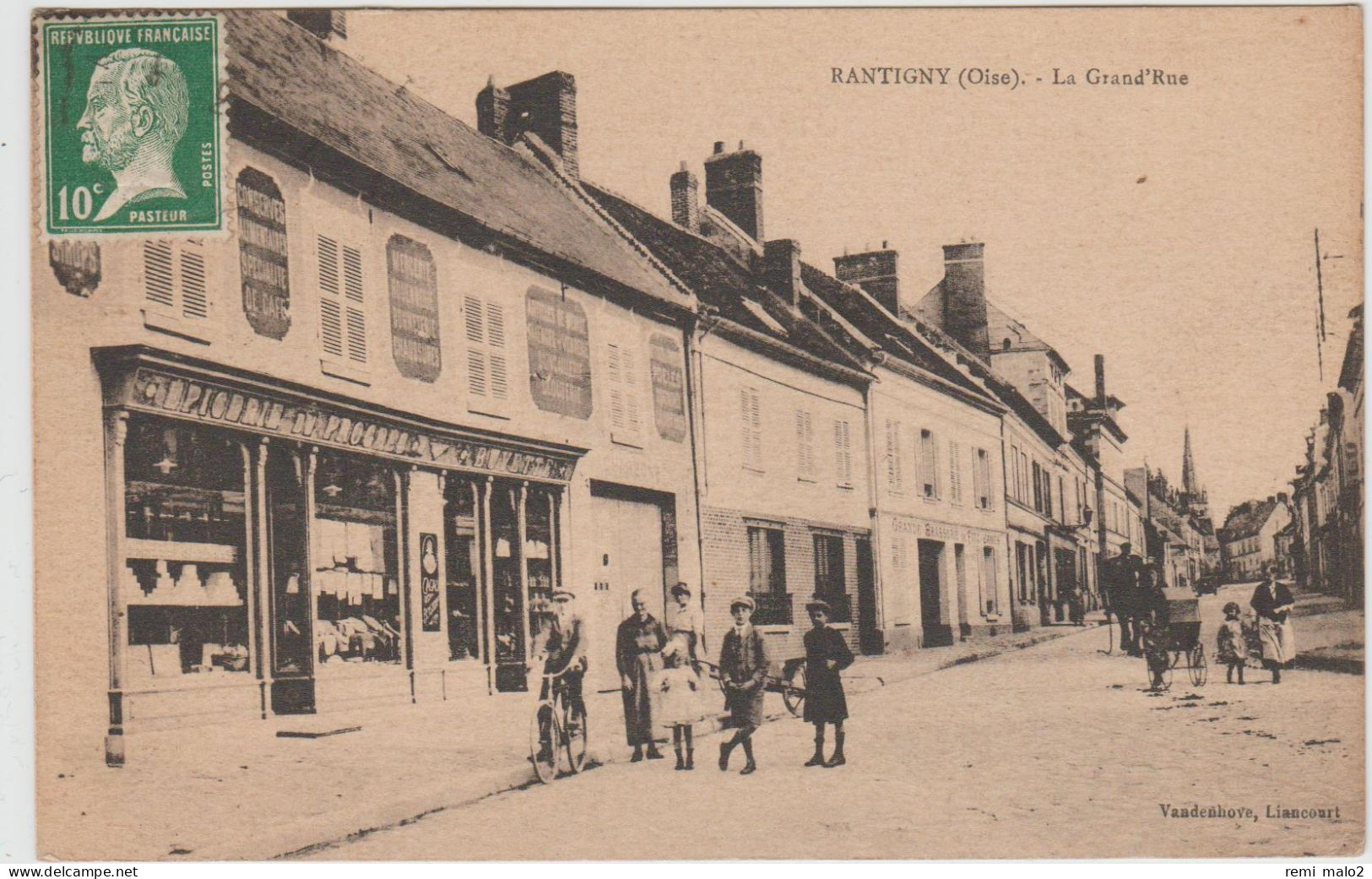 CARTE POSTALE   RANTIGNY 60  La Grand'rue - Rantigny