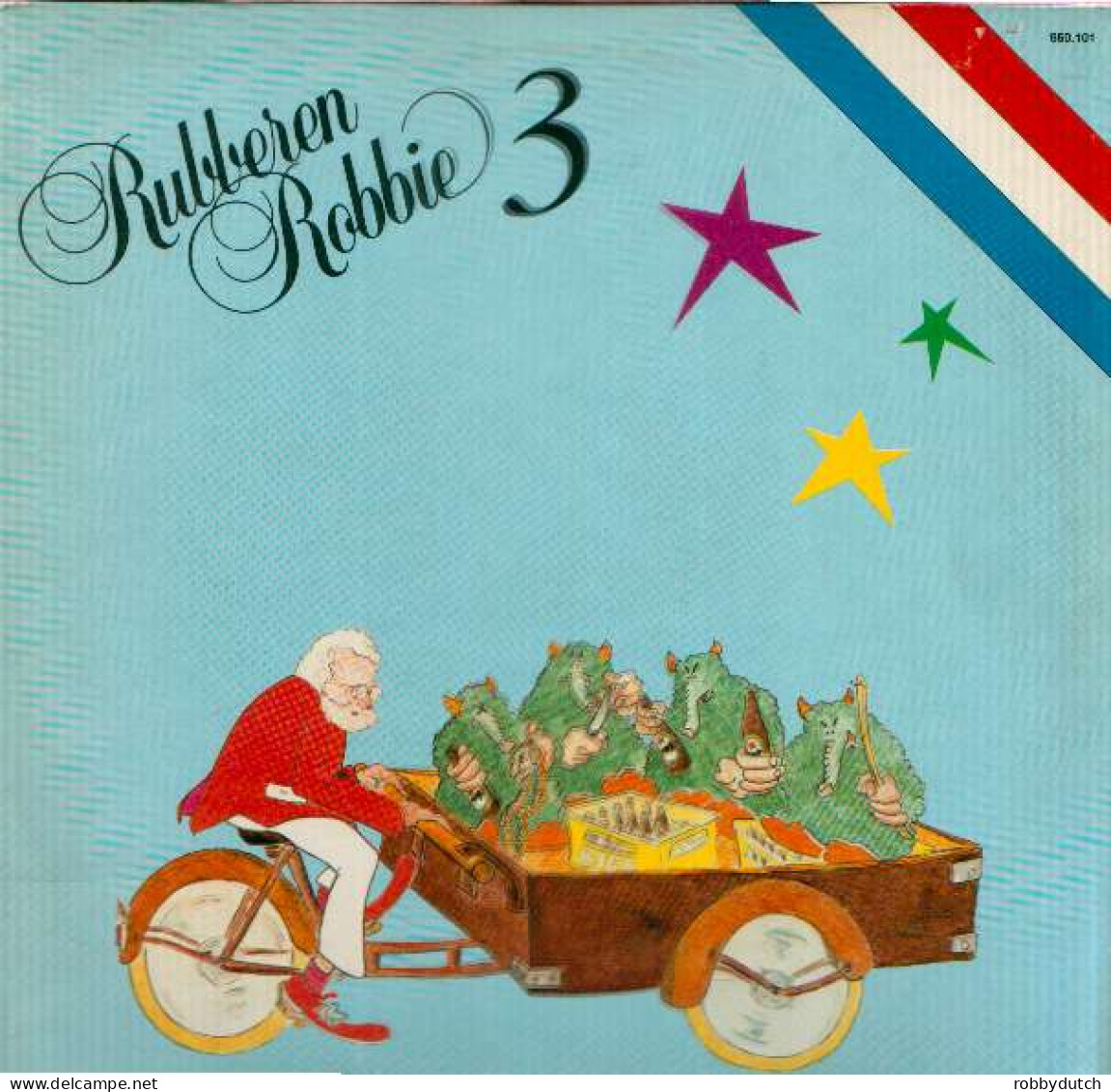 * LP *  RUBBEREN ROBBIE 3 (Holland 1981 EX-) - Otros - Canción Neerlandesa