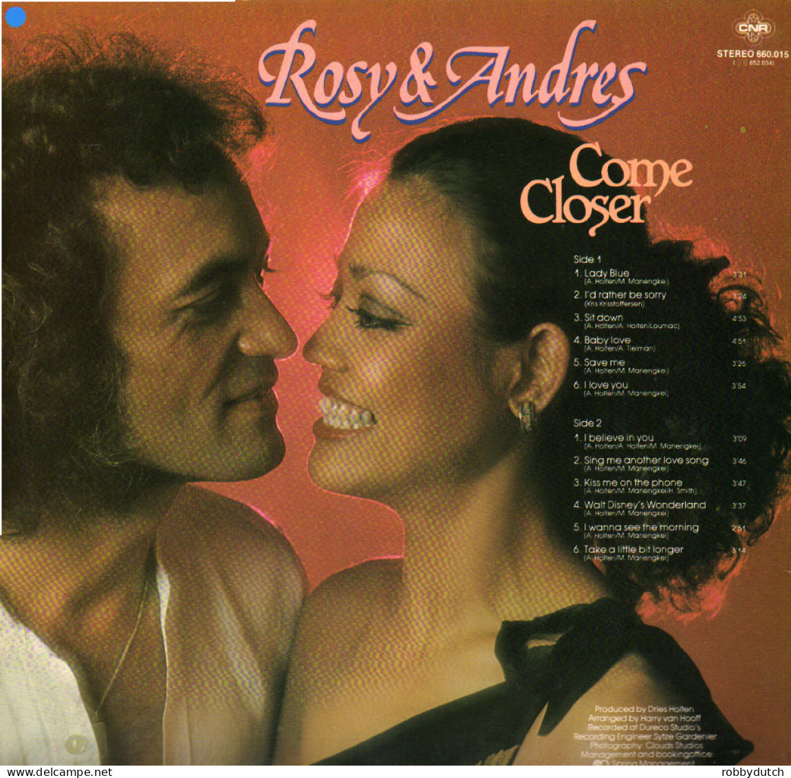 * LP *  ROSY & ANDRES - COME CLOSER (Holland 1976 EX-) - Disco & Pop