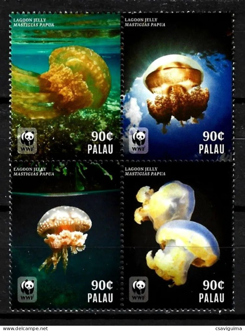 Palau - 2014 - Jellyfish - Yv 3027A/D - Vita Acquatica