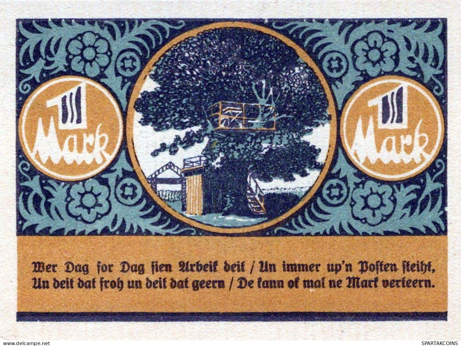 1 MARK 1921 Stadt BREMEN Bremen UNC DEUTSCHLAND Notgeld Banknote #PC186 - Lokale Ausgaben