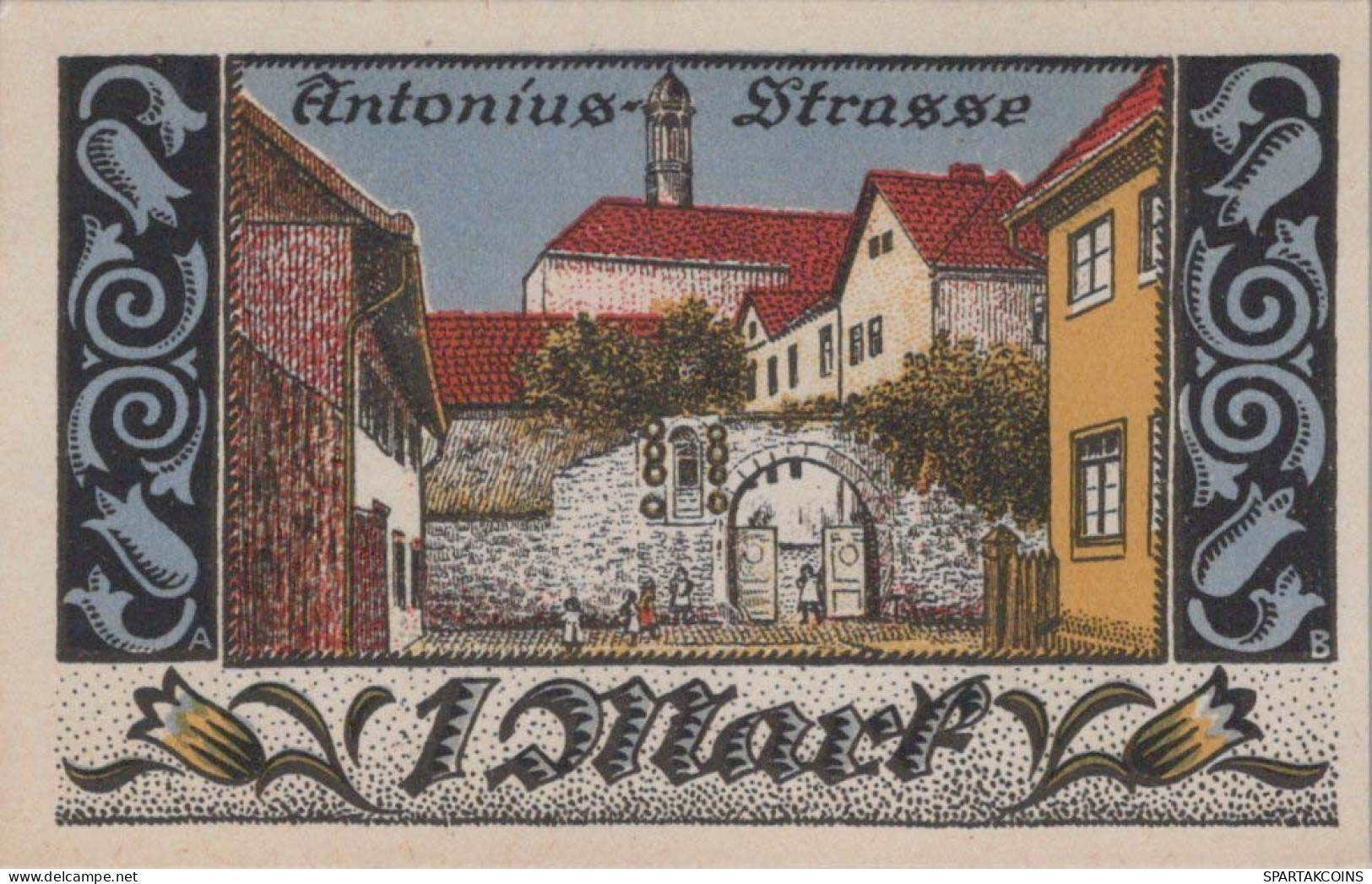 1 MARK 1921 Stadt BRAKEL Westphalia UNC DEUTSCHLAND Notgeld Banknote #PA269 - Lokale Ausgaben