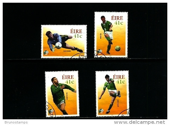 IRELAND/EIRE - 2002  FOOTBALL WORLD CUP  SET FINE USED - Used Stamps