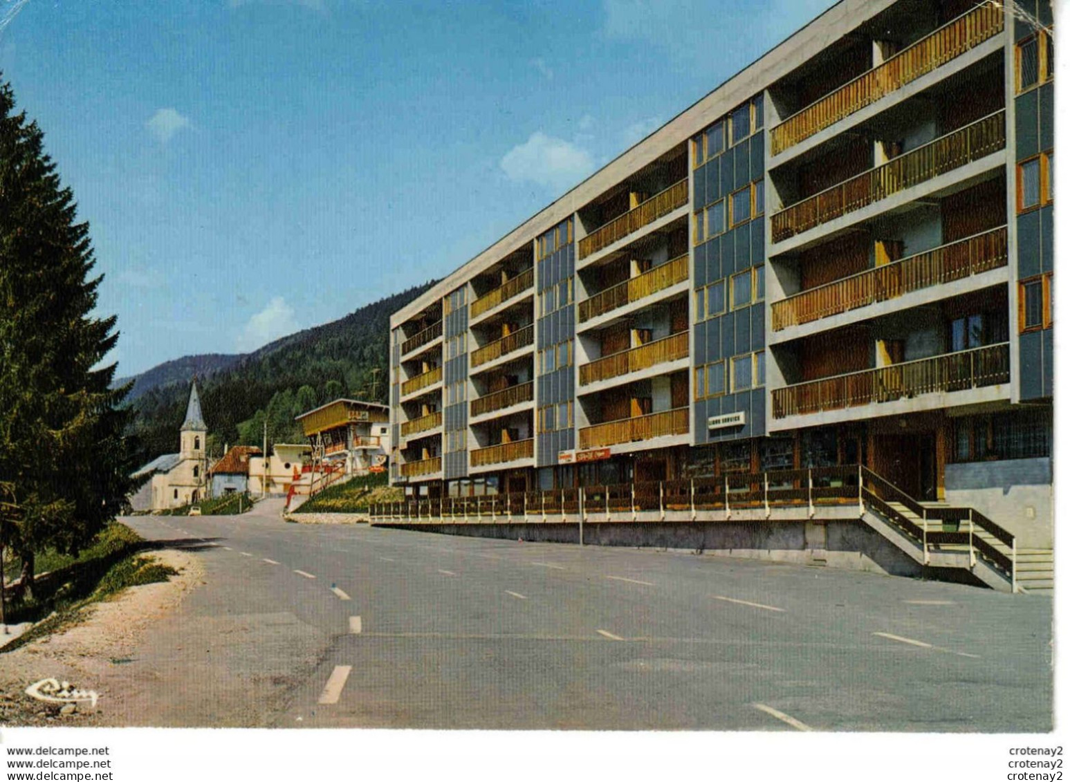 01 LELEX Vers Bellegarde Station Eté Hiver Pêche Excursions Le Grand Crêt En 1976 Bar Tabac PUB La Hutte Citroën Dyane - Bellegarde-sur-Valserine