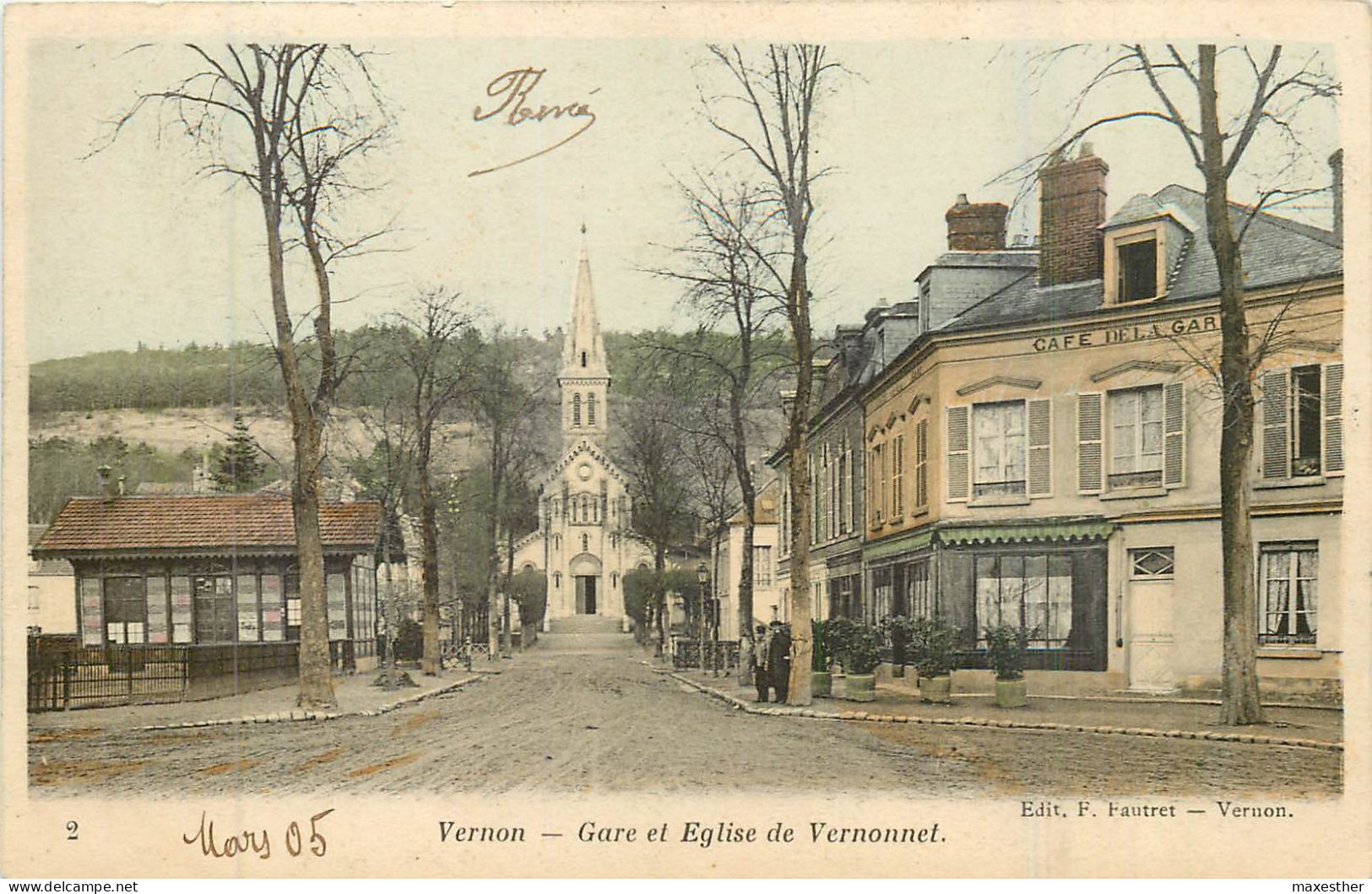 VERNON Gare Et église De Vernonnet - Vernon