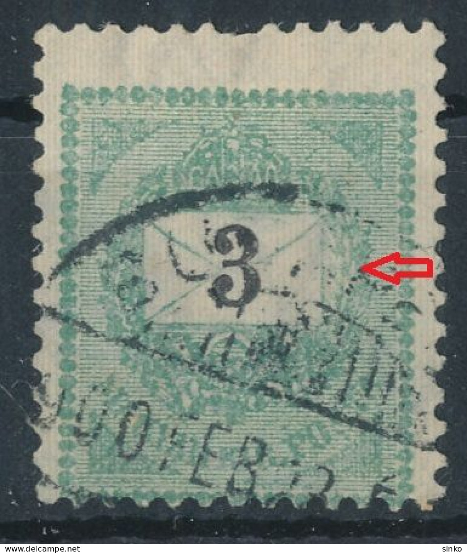 1899. Black Number Krajcar 3kr Stamp - ...-1867 Prephilately