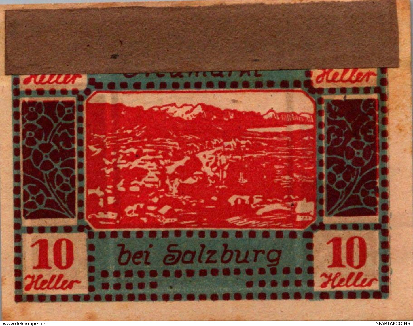 10 HELLER 1920 Stadt NEUMARKT BEI SALZBURG Salzburg Österreich Notgeld #PI290 - Lokale Ausgaben