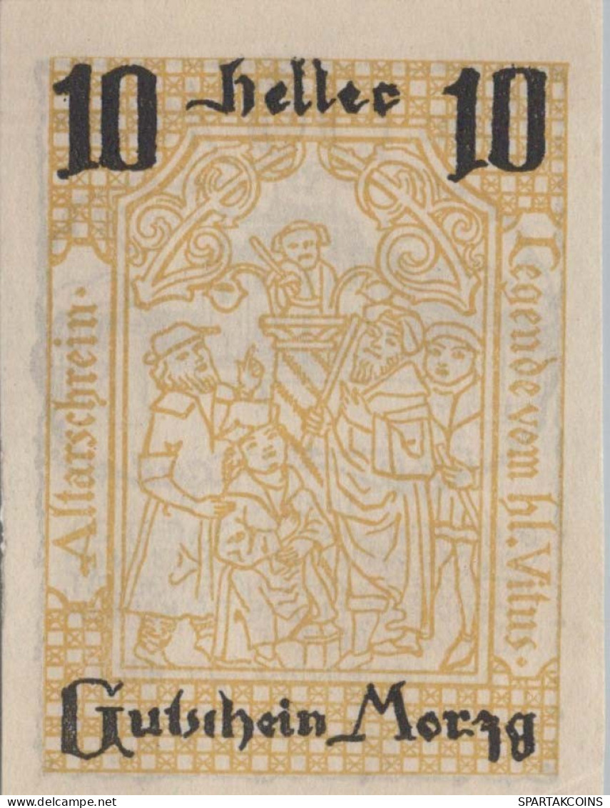 10 HELLER 1920 Stadt MORZG Salzburg Österreich Notgeld Banknote #PD835 - [11] Local Banknote Issues