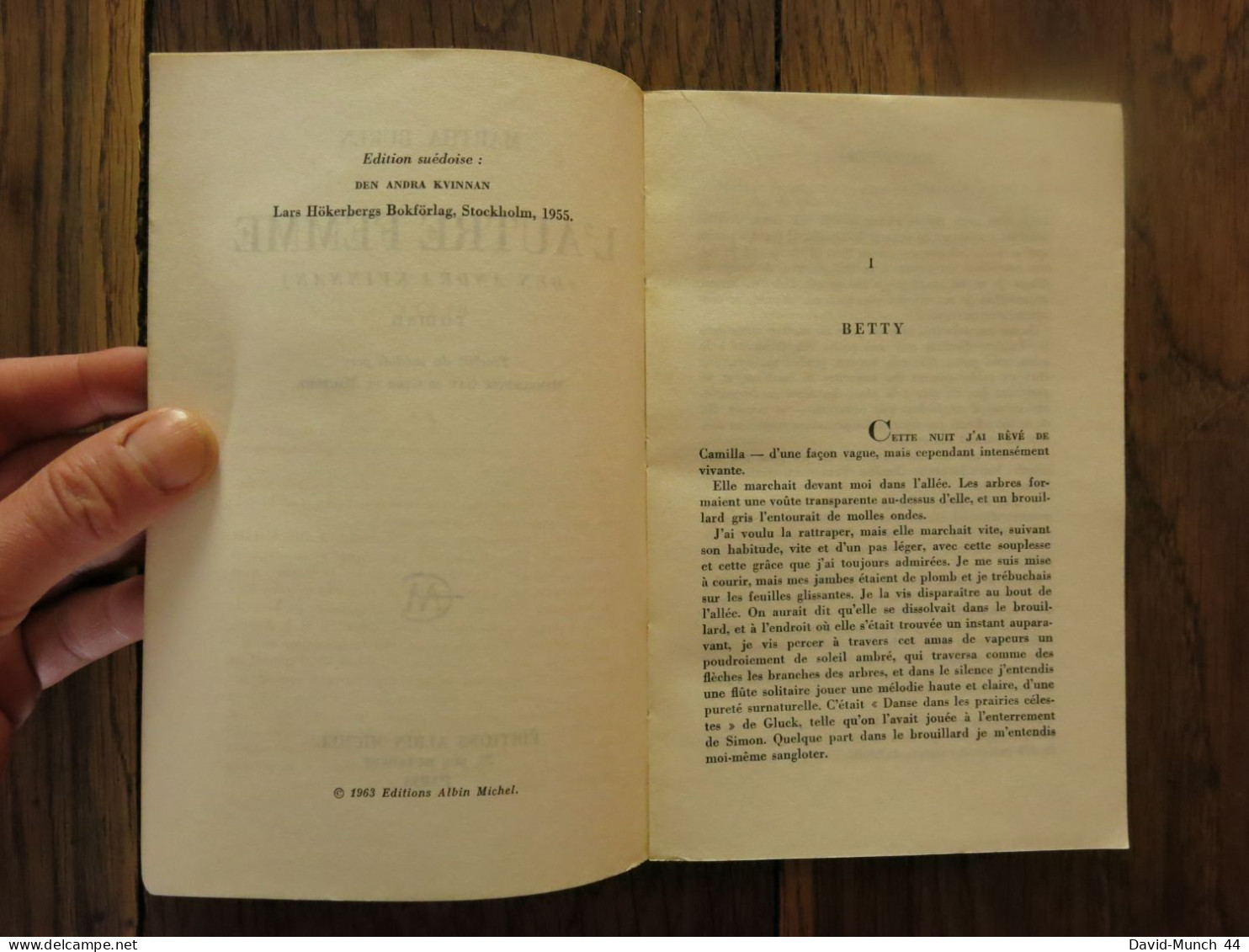 L'autre Femme De Martha Buren. Albin Michel, Collection "les Grandes Traductions". 1963 - Autres & Non Classés