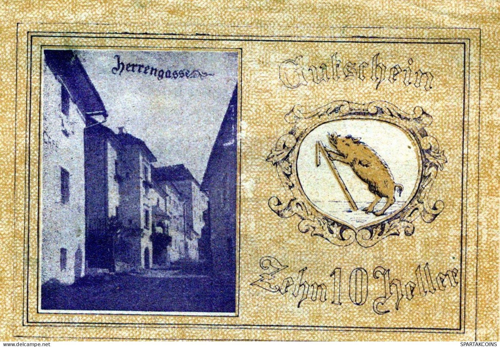 10 HELLER 1920 Stadt KREMSMÜNSTER Oberösterreich Österreich Notgeld #PD738 - [11] Emisiones Locales